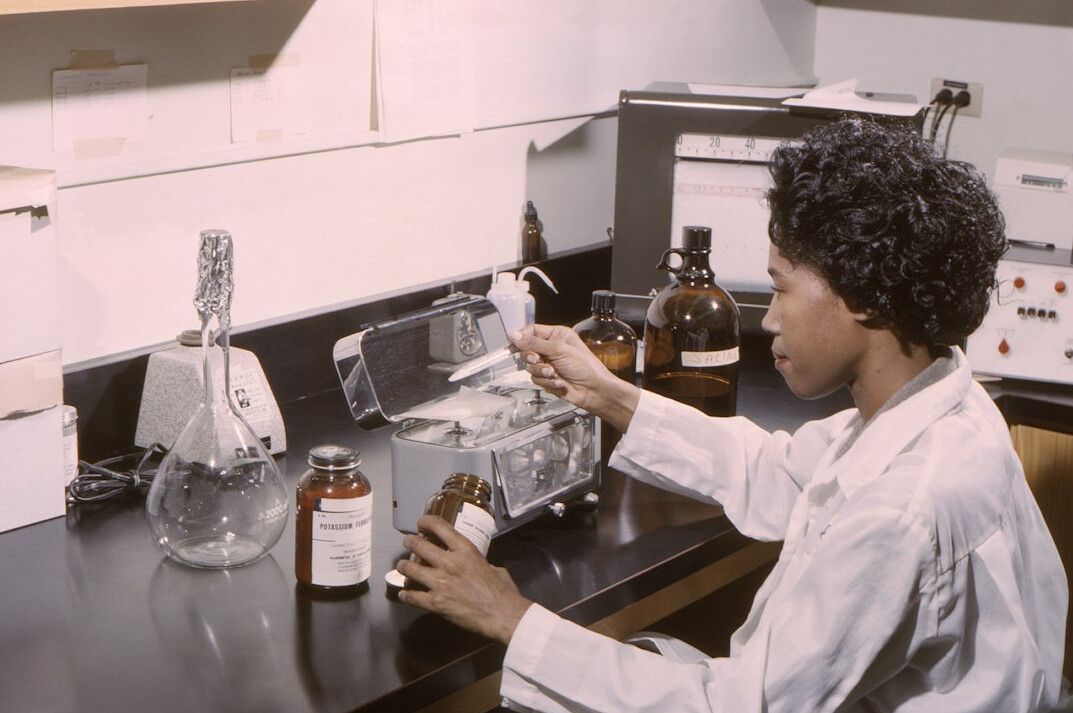 Studio portrait of a young Uruguayan woman researcher
