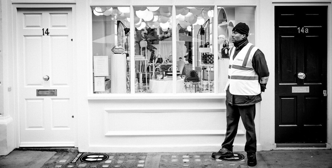 retail security officer in action